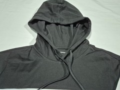 Kenneth Cole New York Long Sleeve Hoodie Shirt –Black White Core Spring