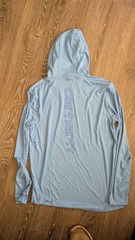 Carhartt Force Sun Defender Long Sleeve Hooded Graphic Tee Size Medium
