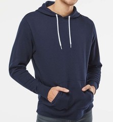 Independent Trading Unisex Navy Lightweight Hooded Sweatshirt Pullover Hoodie