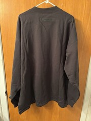 Fear of God Essentials Men’s Logo Relaxed Crewneck Sweatshirt XXL Iron Black