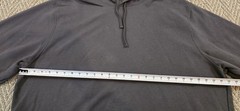 Fresh Clean Threads Men’s Pullover Fleece Hoodie Gray Hooded Pockets 3XL Tall