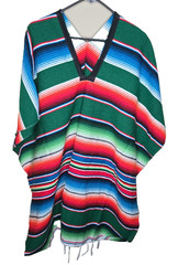 SERAPE Mexican Poncho – ALL COLORS – ONE SIZE FITS ALL – Sarape Saltillo