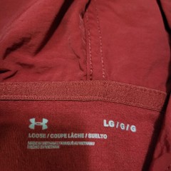 Under Armour Hoodie Mens Large Red Pullover U.S. Air Force USAF