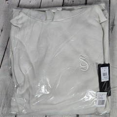 Spiritual Gangster SG Monogram Classic Hoodie Sweatshirt Beige M Made in USA