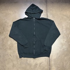 Lot 5 Vintage Sweatshirts Zip Up Hoodie Blank Black M-XL Faded 90s 00s Y2K USA