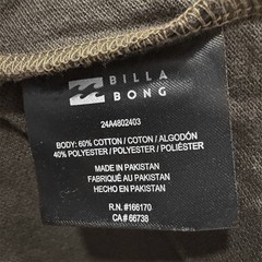 Billabong Abner Full Zip Hoodie – NWT Mens Medium Lt Brn / Dk Brn – #48547-D5