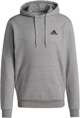 Adidas Men Essentials Fleece Hoodie X-Large XL Feel Cozy Sweatshirt – Grey Black