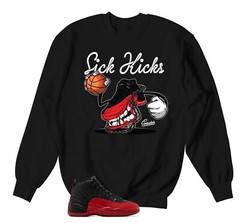Sweater To Match Jordan 12 Flu Game Retro 12 Sneaker Tees – Fly kicks Sweatshirt