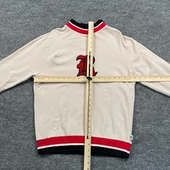 Vintage Russell-Athletic Letter “R” Ringer Sweatshirt Medium 20×26 White