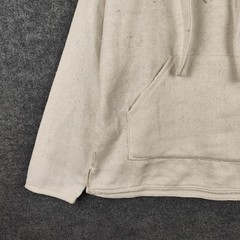 Molina Hoodie Mens Large White Baja Pullover Kangaroo Pocket Sweatshirt
