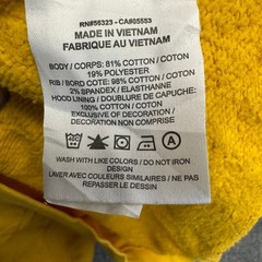 Nike Hoodie Mens Size M Yellow Minnesota Morris Collegiate Pullover Sweatshirt