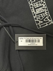 KITH X SPIDER-MAN WEB LOGO HOODIE IN BLACK SZ MEDIUM BRAND NEW