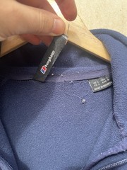 Berghaus Men’s Navy Blue Half-Zip Fleece Walking Hiking – Large