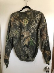 Jerzees Outdoors Camo Sweatshirt Size Medium