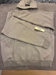 Fear of God Essentials Hoodie Dark Oatmeal（Fast Shipping）