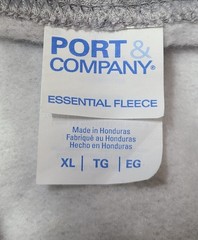 PORT & COMPANY HOODIE Men’s L-XL Essential Fleece Pullover Sweatshirt, Pocket