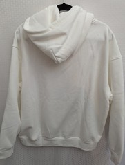 The Gym People Men’s Medium White Fleece Lined Hoodie Sweatshirt