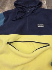 Massive Outdoor Hoodie Mens Small Colorful Pullover Blue Yellow