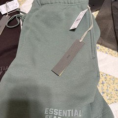 Fear Of God Essentials Shorts – AUTHENTIC Size L Plum, Sycamore and Stretch Limo