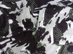 NWT Huk hooded pullover, men’s M, L, XL, camo black & green, polyester blend