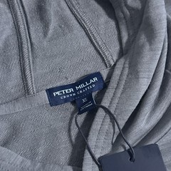 Peter Millar Crown Crafted Excursionist Flex Hoodie Pullover Oslo Grey Men’s XL