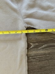 Abercrombie & Fitch Tan Embroidered Letter Logo Pullover Hoodie Men’s Size Small