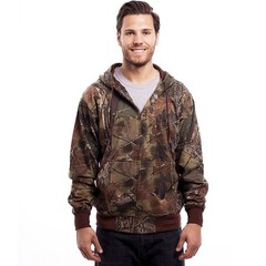 TrailCrest Men’sCotton Blend Camouflage / Faded Camo Zip Hoodie Jacket Outerwear
