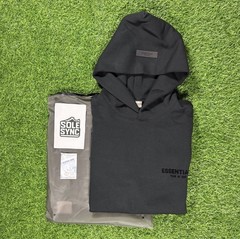 Fear of God Essentials Hoodie SS22 Stretch Limo Black – 100% Authentic Size L