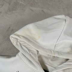 Rockstar Original Hoodie Mens Large White Astronaut Bedazzled Sweatshirt FLAWS