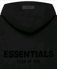 Fear of God Essentials Pullover Hoodie ‘Stretch Limo’ Hooded Sweatshirt Size S
