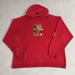 Vintage Dragon Ball Z Hook Ups Parody Skater Hoodie Size XL Baggy Streetwear Y2K