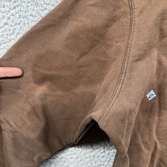 Vintage Quiksilver Hoodie Mens Large Brown Hooded Sweatshirt Y2K 90s USA Surf