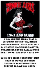 ZOMBIE SUB EAT FLESH WALKING DEAD JED KILL VOODOO SKULL SWEATSHIRT 21