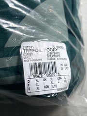 adidas men Adicolor Classics Trefoil Hoodie Collegiate Green Size XL – NEW