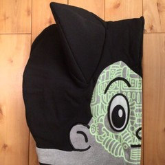 BAPE × Astro Boy full zip hoodie Black A Bathing Ape Size L