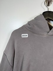 Elwood Mens French Terry Sweatshirt Hoodie Oversized Sustainable Gray Sz Large