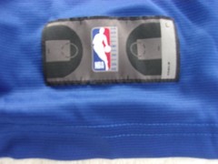 NWOT Fanatics basketball jersey, men’s M, blue, Warriors, #11, Thompson, NBA