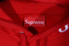 Authentic Supreme Embroidered Letter S Red Hoodie Men’s Size 2XL