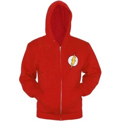 DC Comics Flash Symbol Zip-Up Hoodie