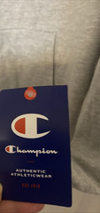 Champion Mens Jersey Pullover Hoodie Oxford Gray Size Medium NWT