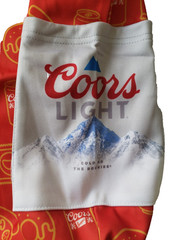 Coors Light & Miller Lite Adult One Piece Bodysuit Hoodie Pajamas XL NEW