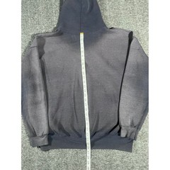 Vintage 90s USA Olympic Sun Faded Navy Zip Up Hoodie Grunge XL Made in USA
