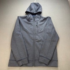 32 Degrees Motion Full Zip Hoodie Jacket Regular Size Large Blue Heathered Tech