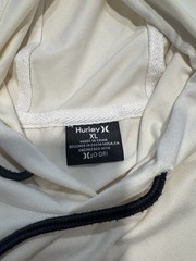 Hurley Men’s Hoodie XXL Off White In Color