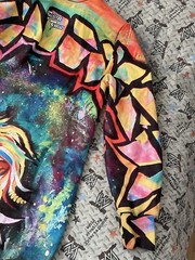 Electro Threads Full Body Suit Hoodie Pants MEDITATING RAFIKI TEEN Size Small