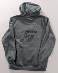 Snap-on Logo Fleece Pullover Hoodie w/ Pockets Gray Men’s XXL Regular
