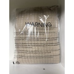 Vogue Sport Fashion Hoodie Size XL Beige Quilted Very Soft 100% Polyester