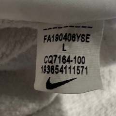Nike Schematic Story of Swoosh Pullover Hoodie White CQ7164-100 Men’s Large