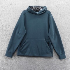 DSG Mens Sport Fleece Hoodie Teal Green Blue Sweatshirt Medium Pullover NEW