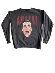 Vintage XS American Psycho Christian Bale Movie Sweater Jumper Crewneck Rare